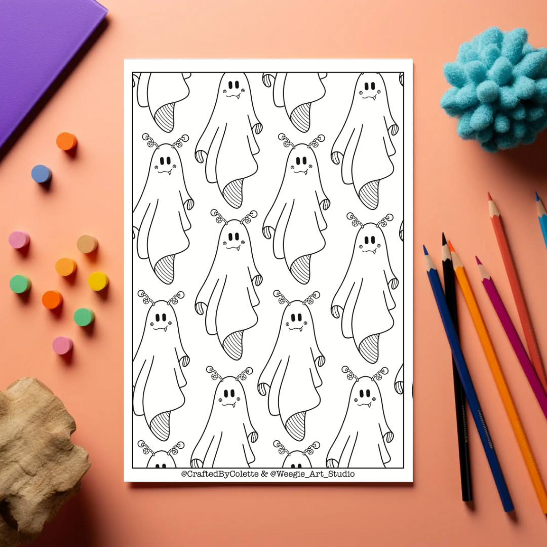 Monster Nigel Colouring Page