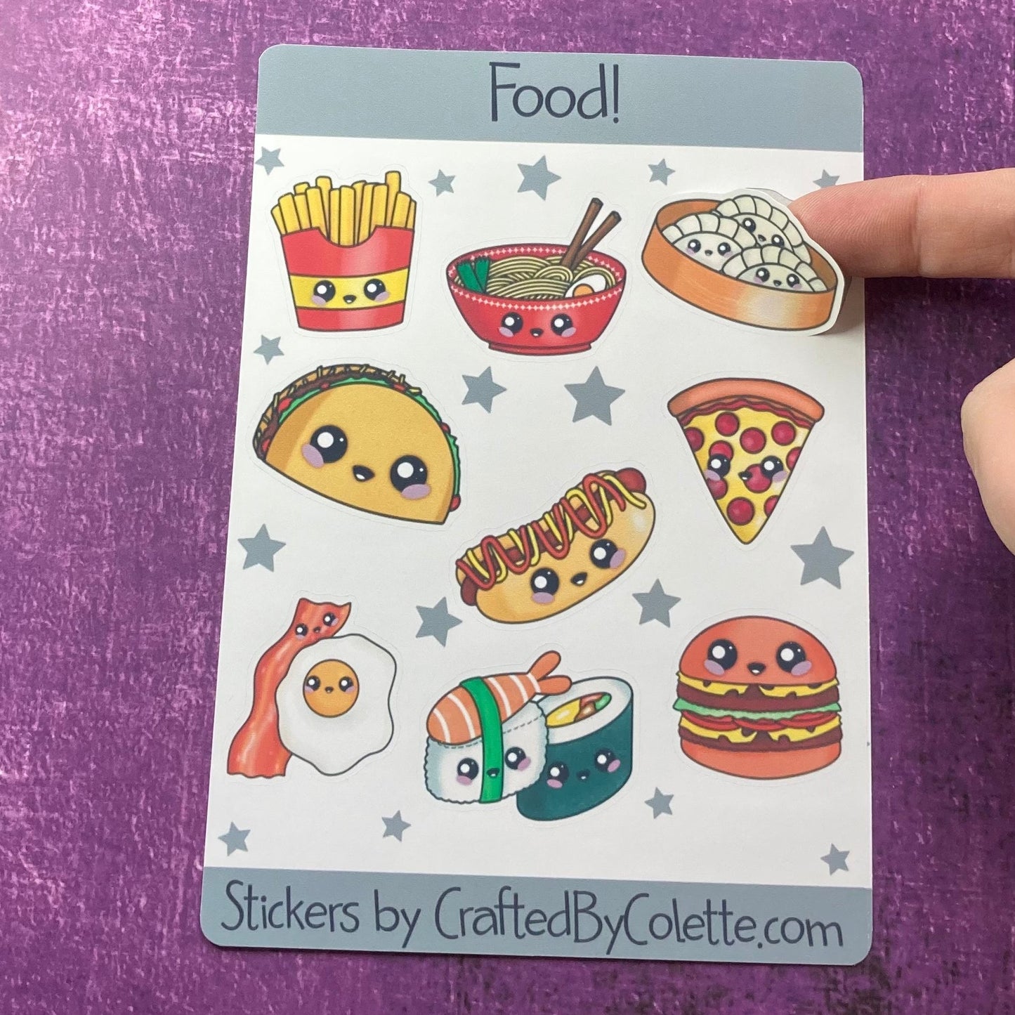 Food Sticker Sheet