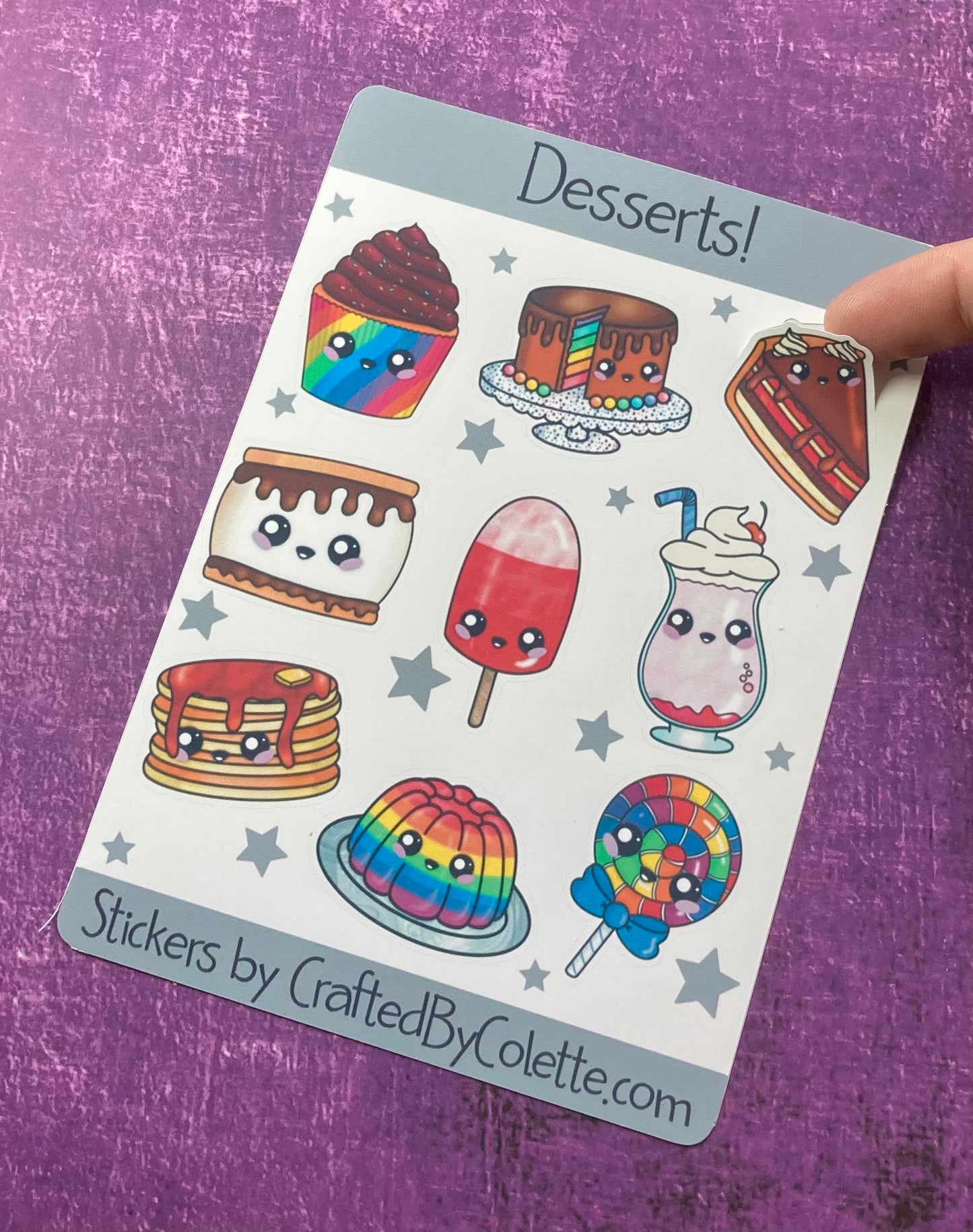 Desserts Sticker Sheet