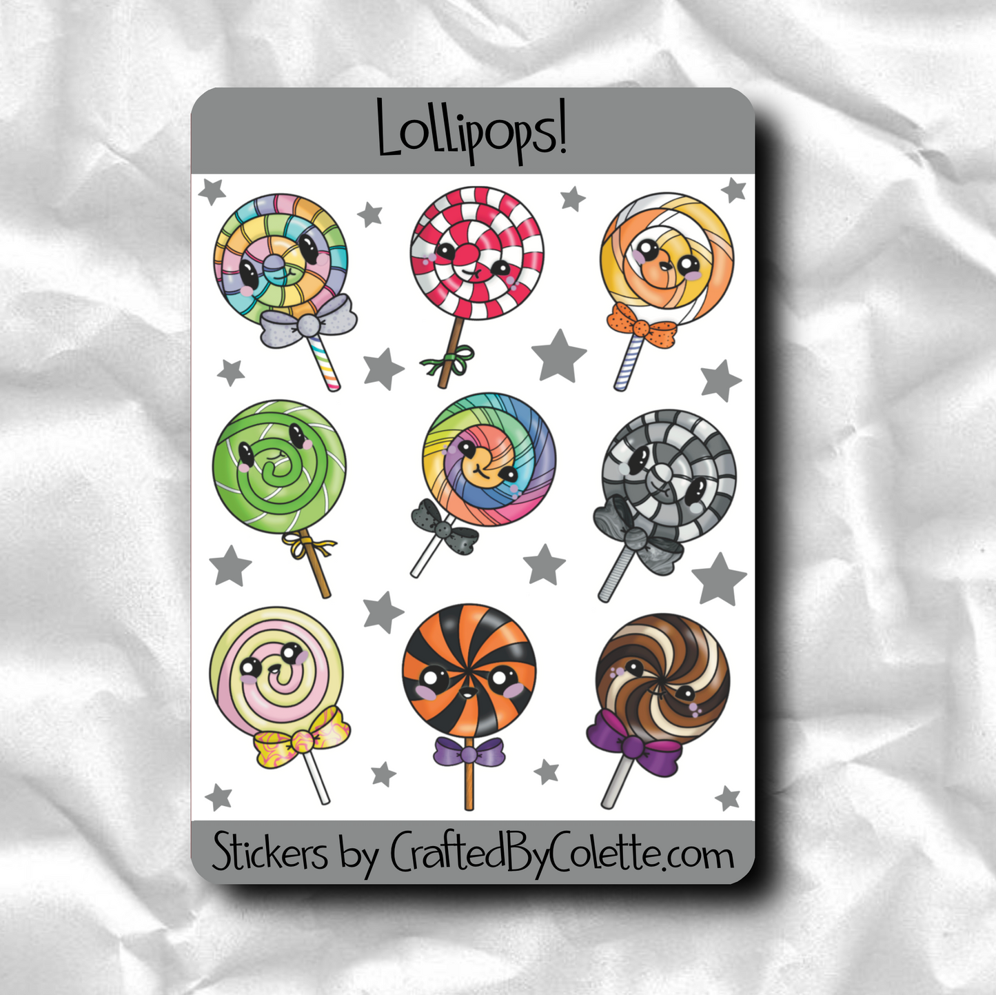 Lollipops Sticker Sheet