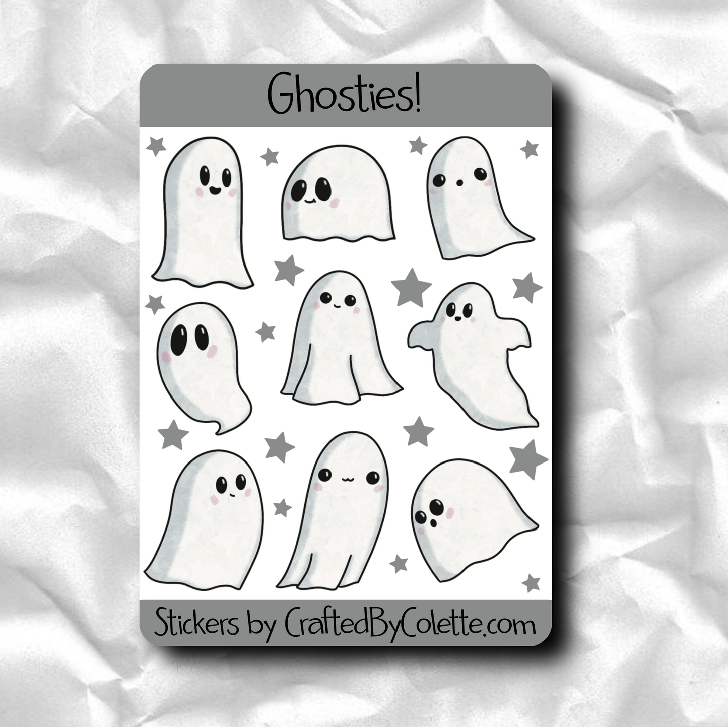 Ghosties Sticker Sheet