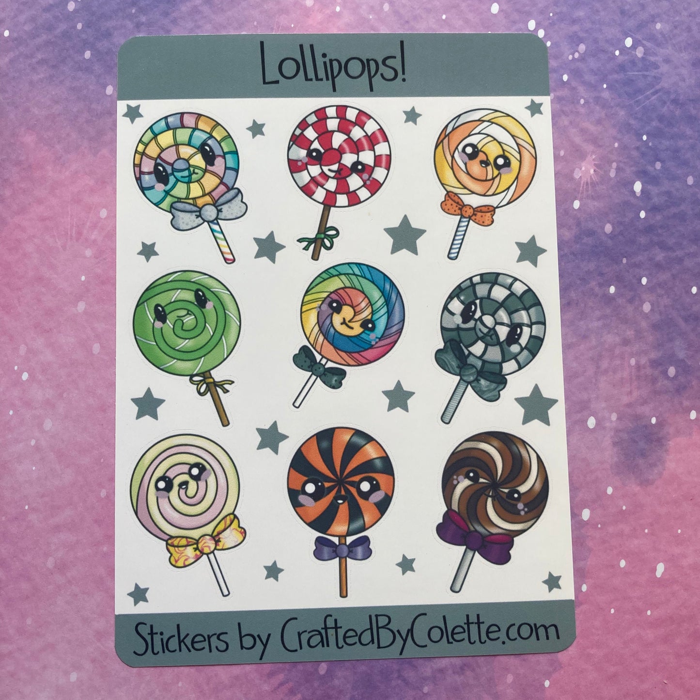 Lollipops Sticker Sheet