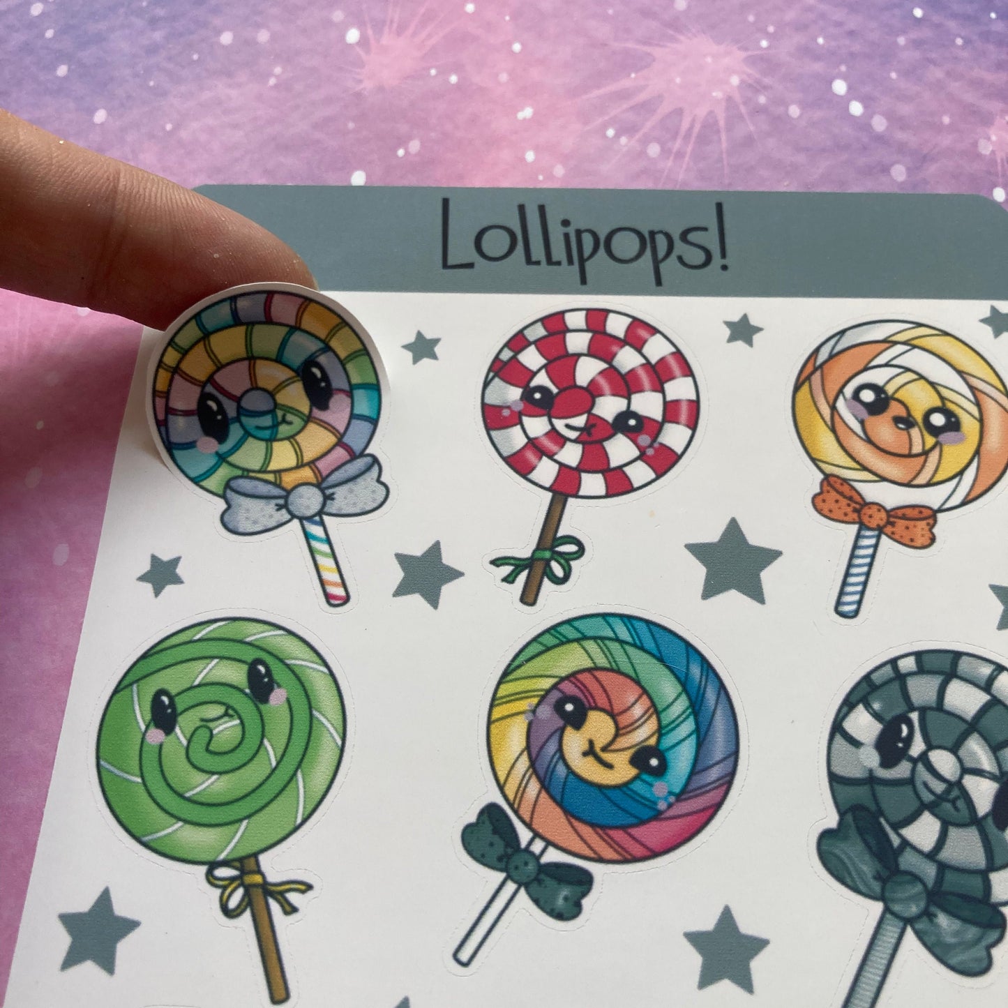 Lollipops Sticker Sheet