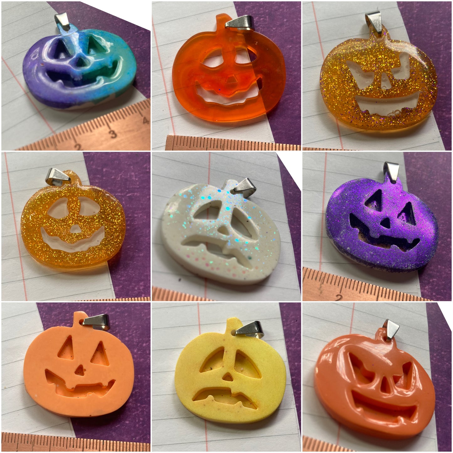 Pumpkin Pendants - Seconds