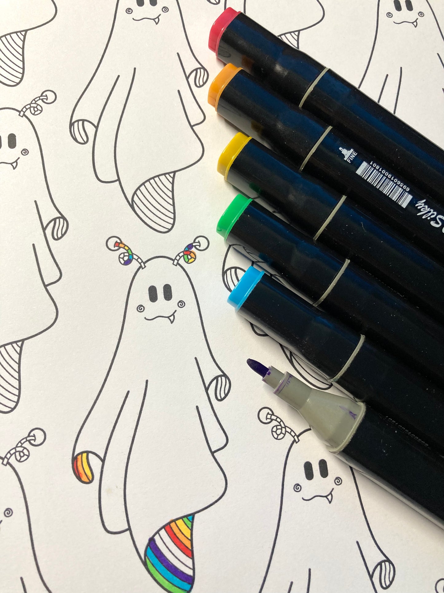 Monster Nigel Colouring Page