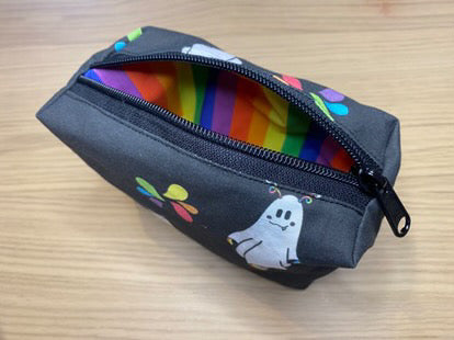 Monster Nigel the Ghost Boxy Zipper Pouch
