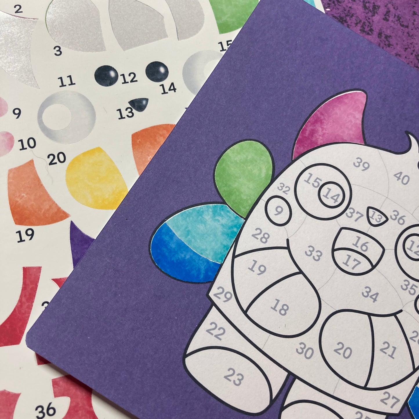Paint By Stickers Monster Kit