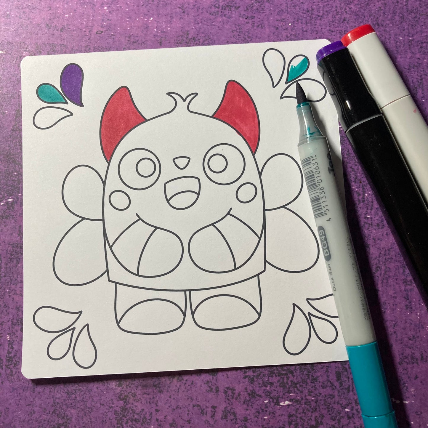 Paint By Stickers Monster Kit