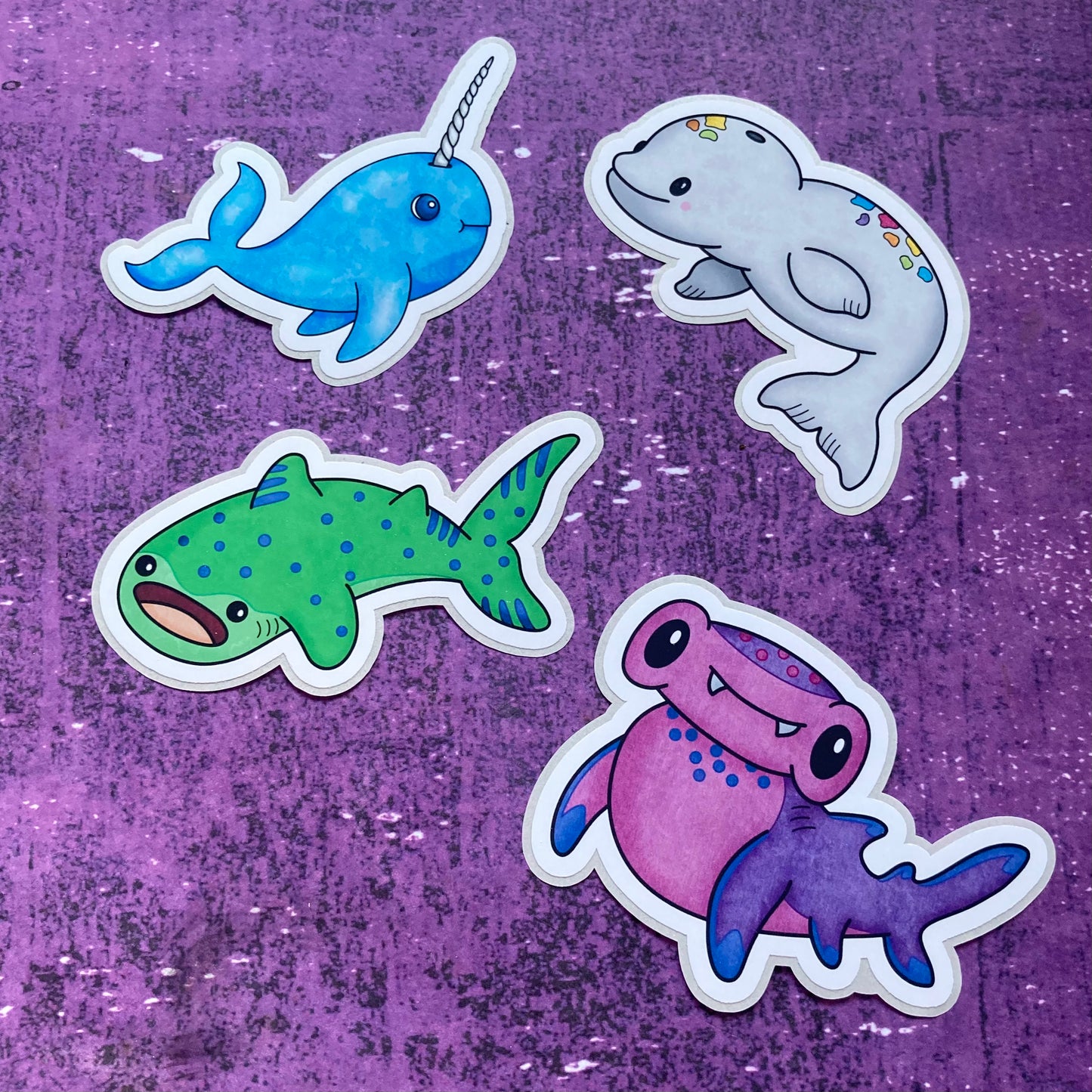 Whales & Sharks Stickers