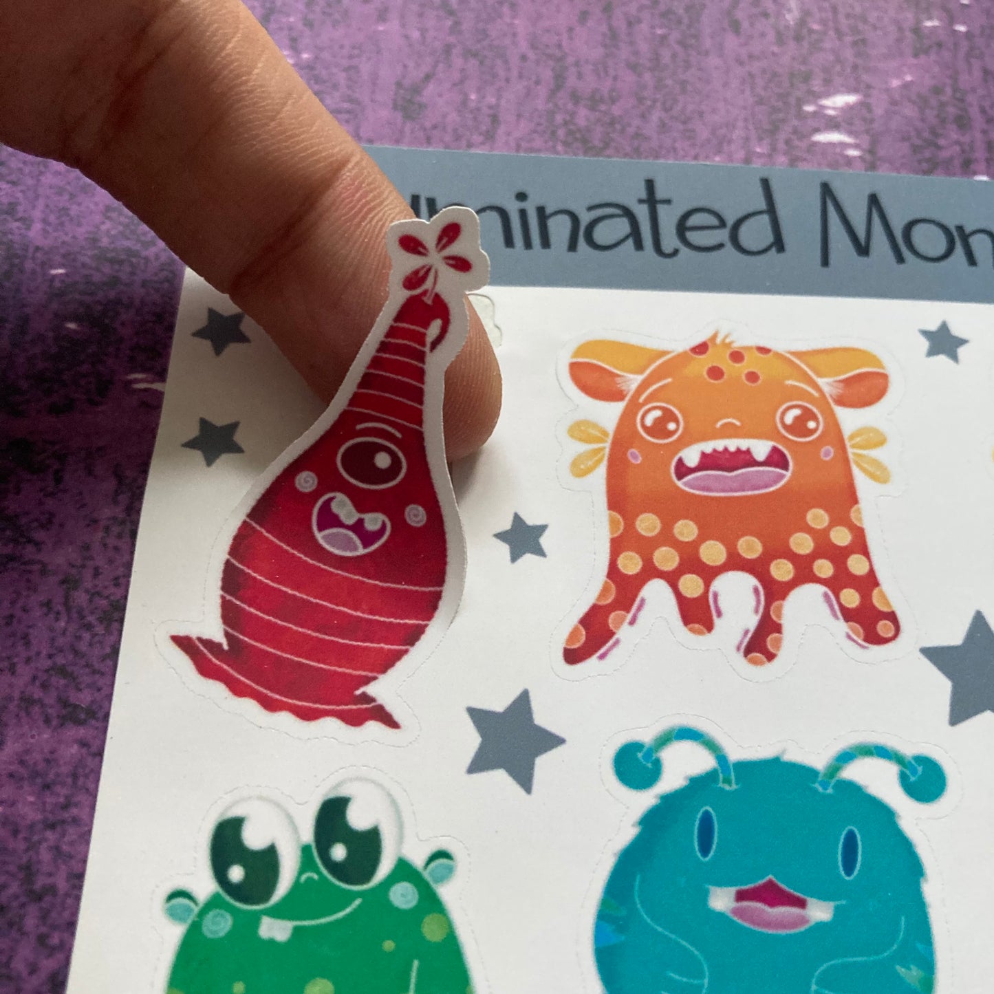 Illuminated Monsters Sticker Sheets