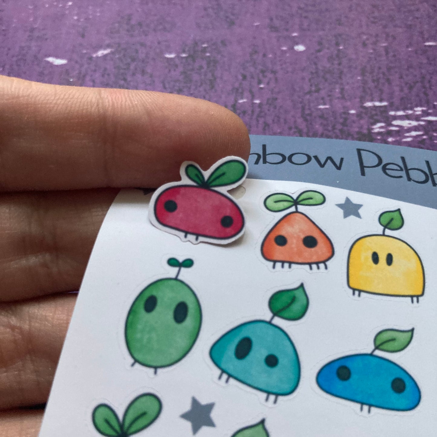 Pebble Monsters Sticker Sheets