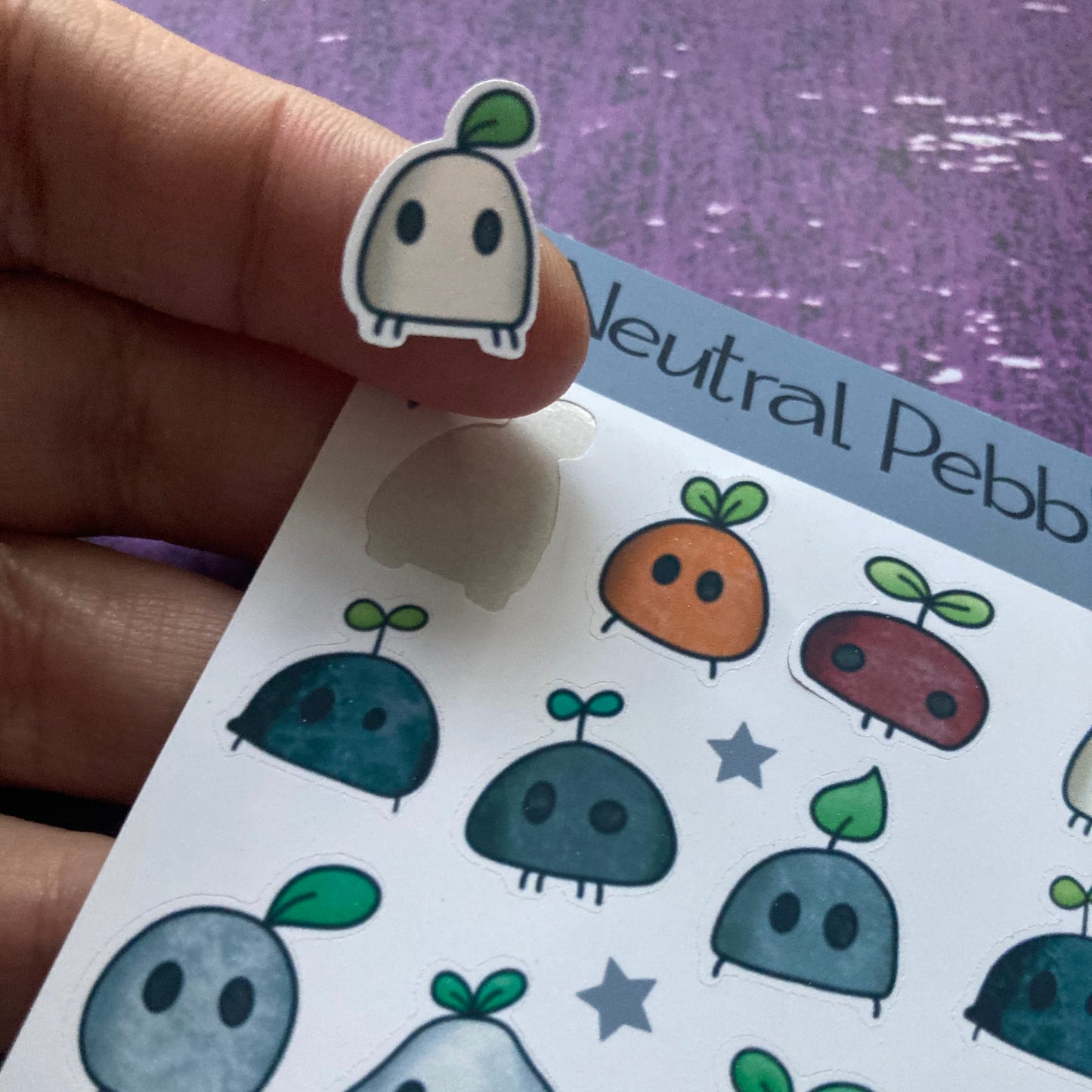 Pebble Monsters Sticker Sheets