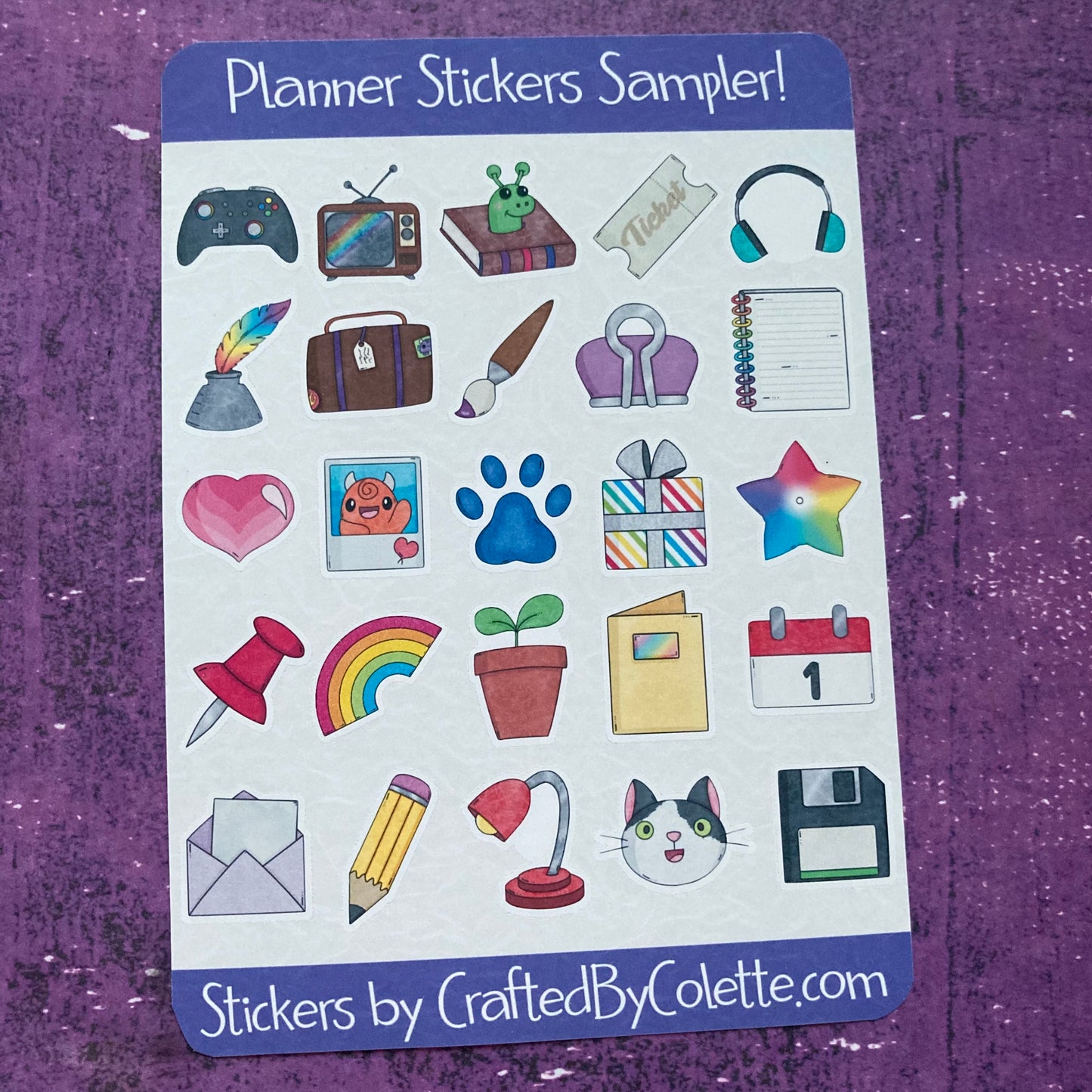 Planner Stickers Sampler Sticker Sheet