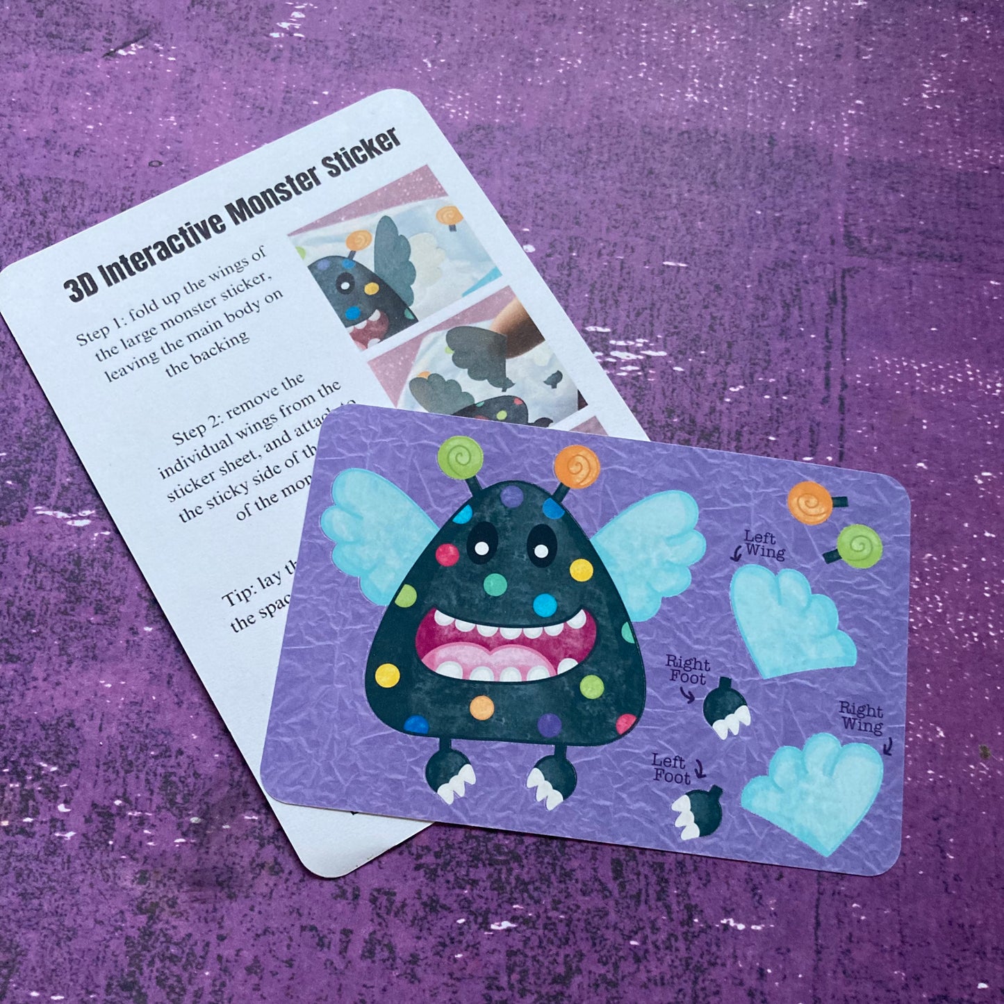 3D Monster Interactive Sticker Kit