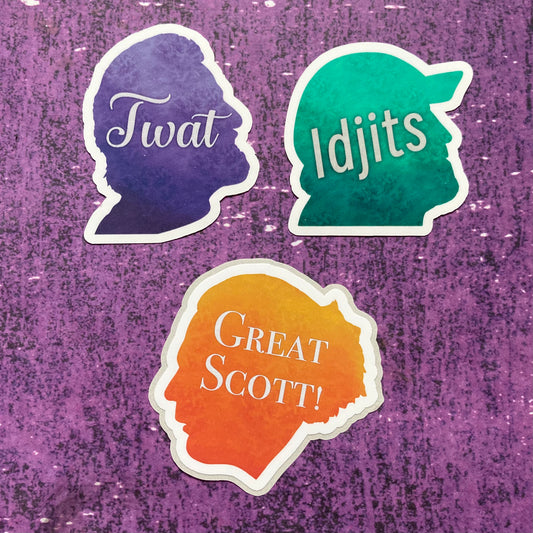 Cameo Quote Stickers