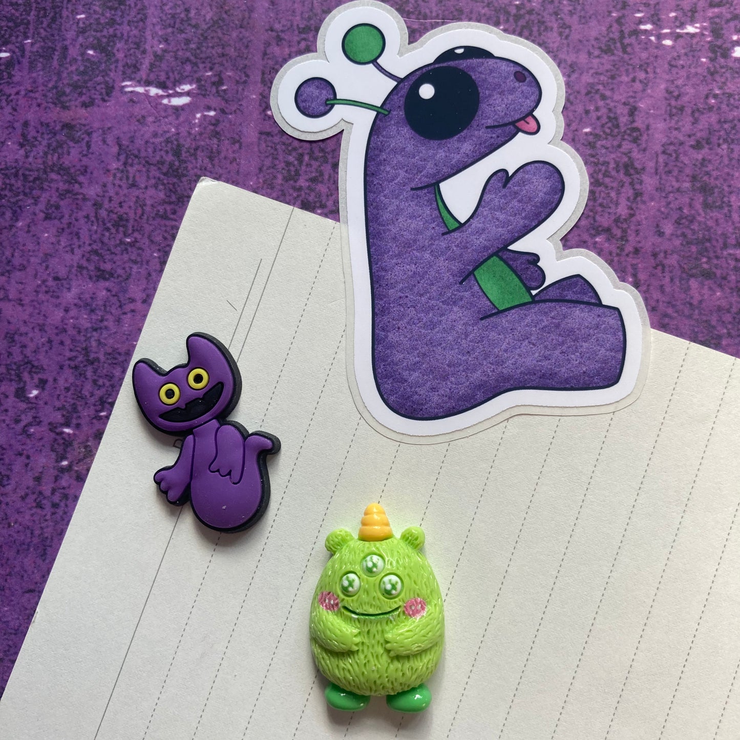 Monsters By Rainbow Stickers 6 - Purple