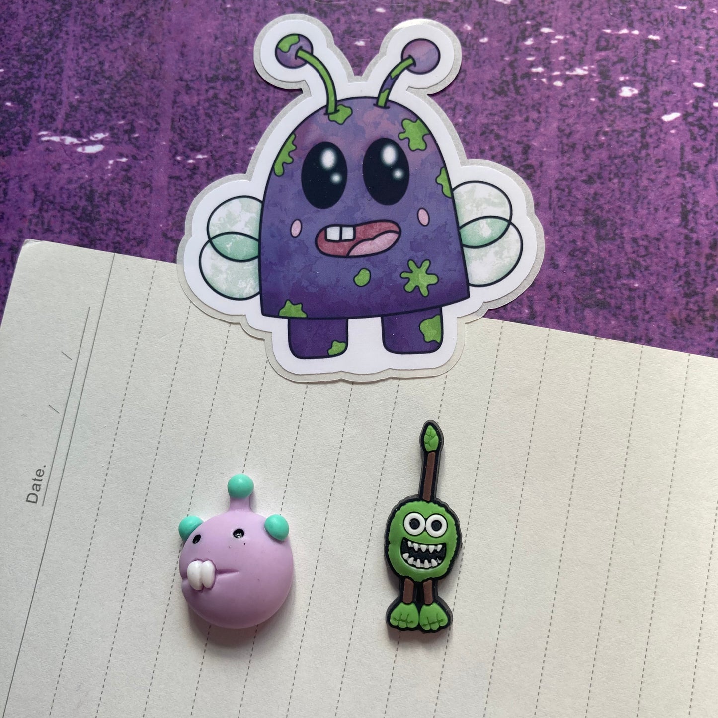 Monsters By Rainbow Stickers 6 - Purple