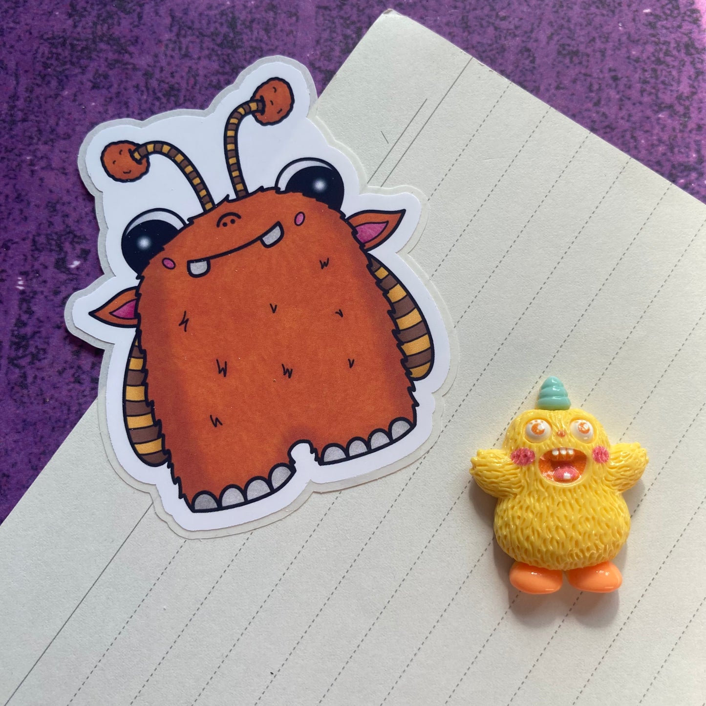 Monsters By Rainbow Stickers 2 - Orange