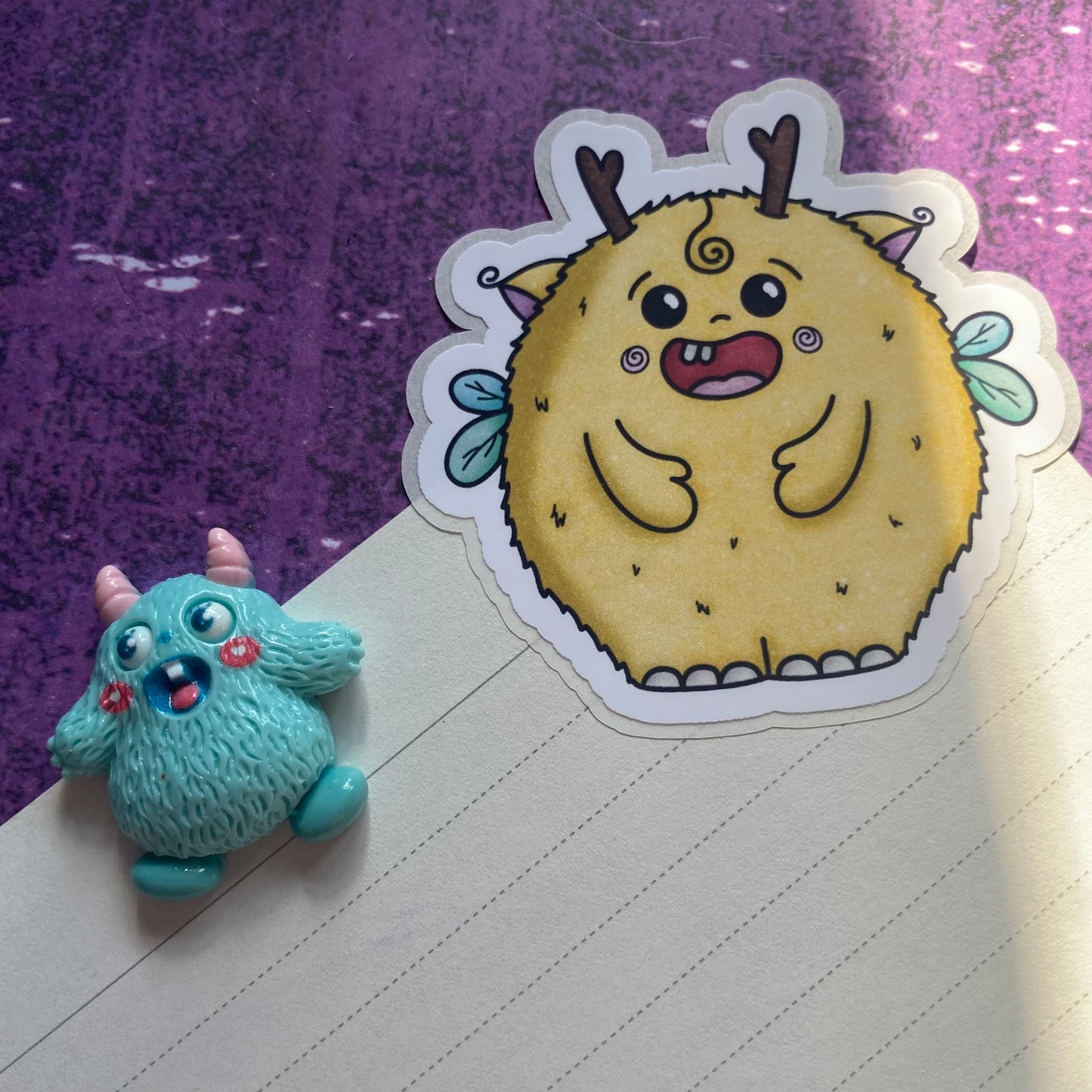 Monsters By Rainbow Stickers 3 - Yellow