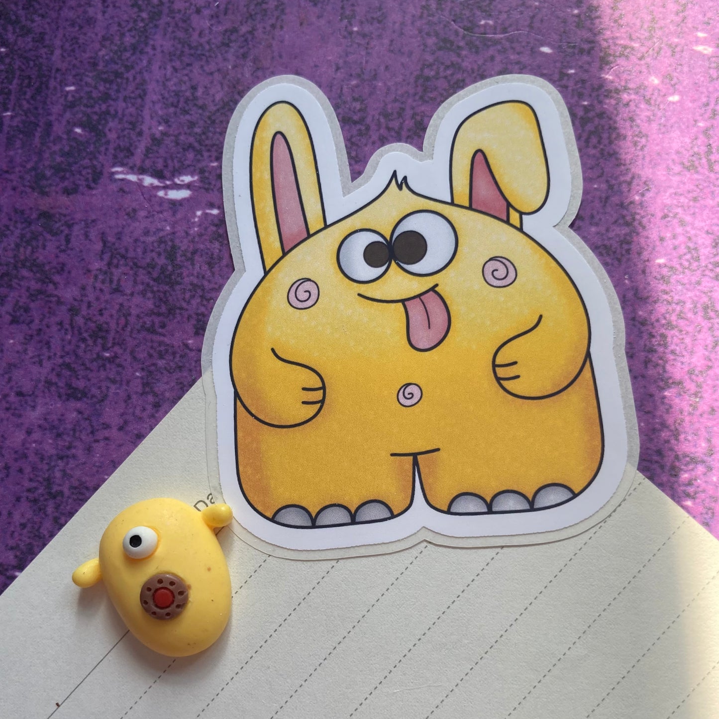 Monsters By Rainbow Stickers 3 - Yellow