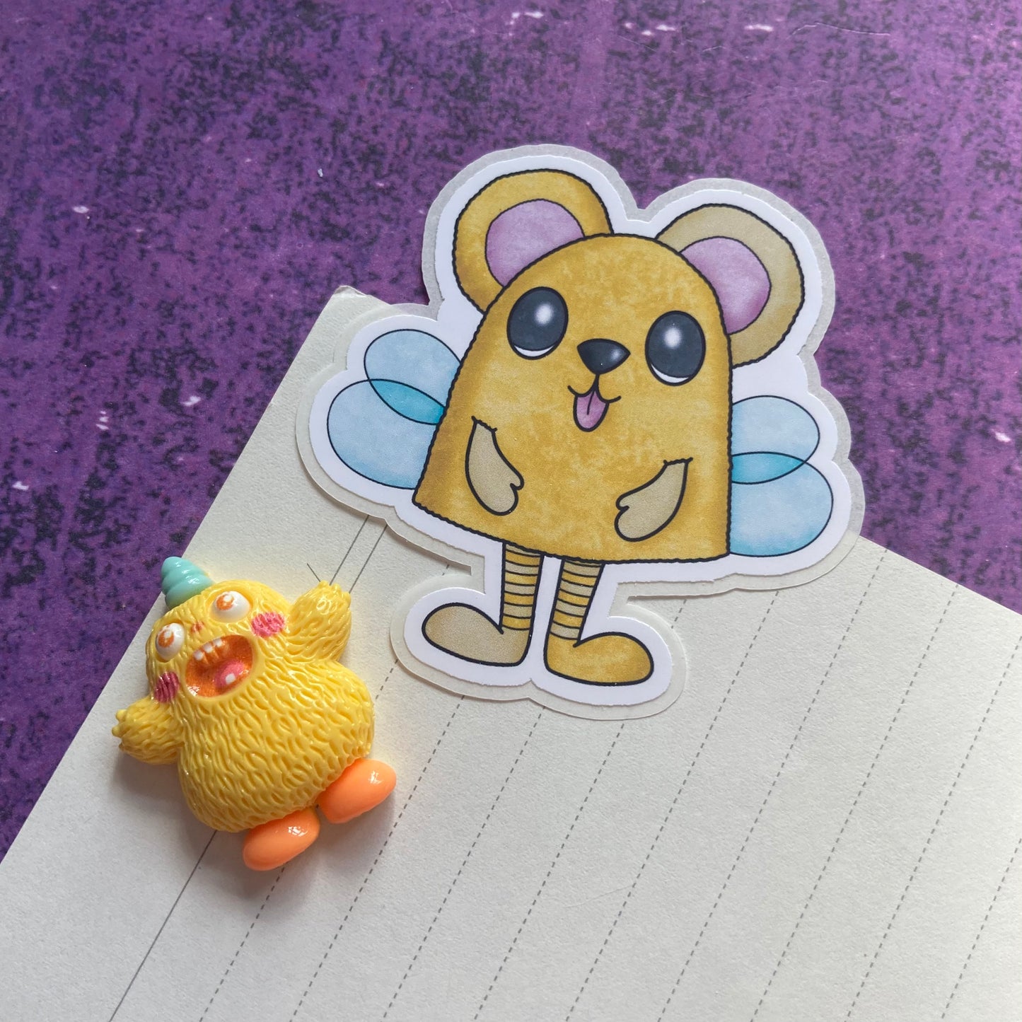 Monsters By Rainbow Stickers 3 - Yellow