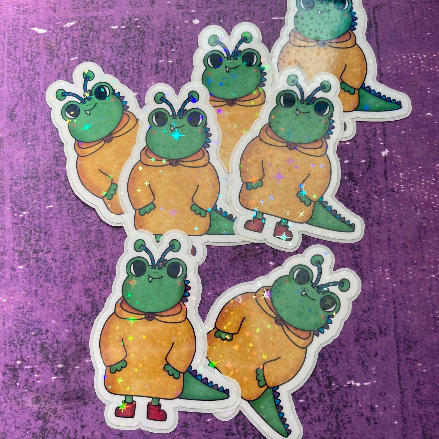 Monster Mr Frog Holo Sticker