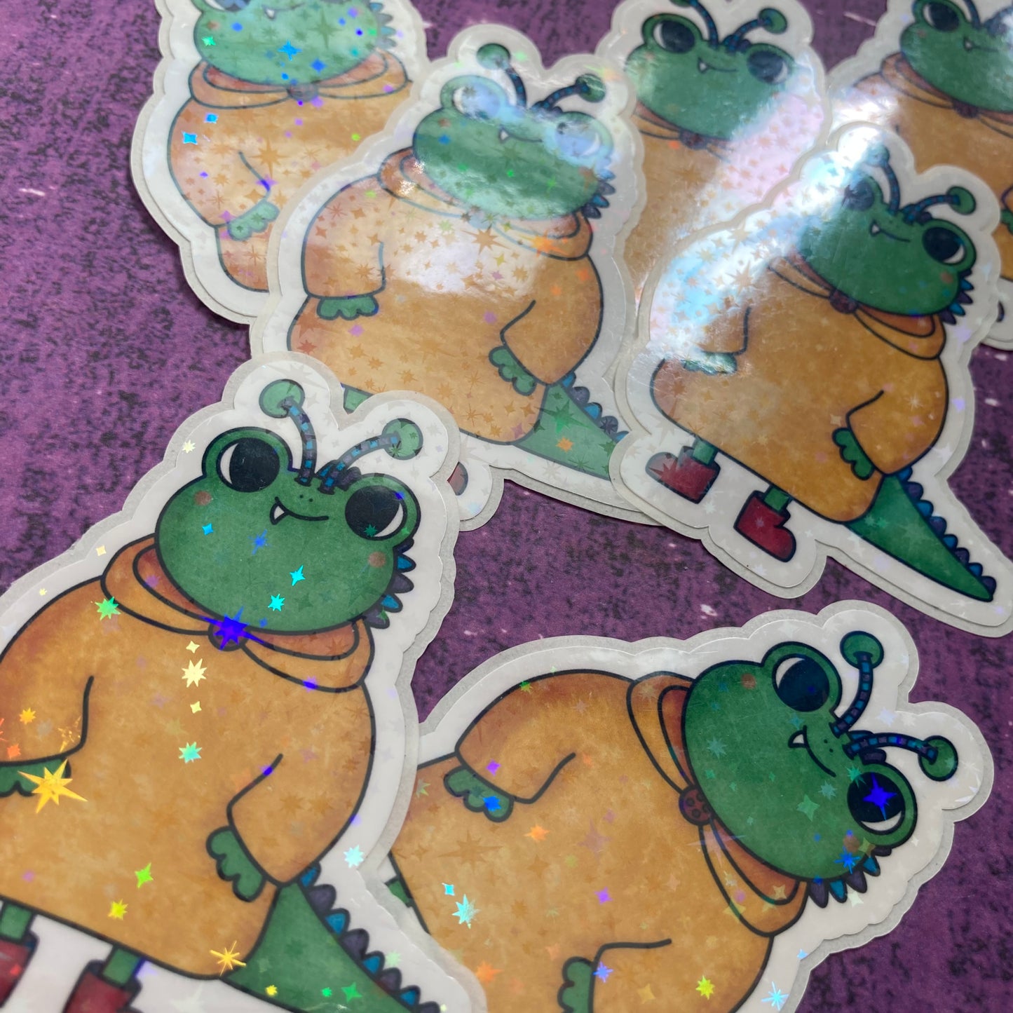 Monster Mr Frog Holo Sticker