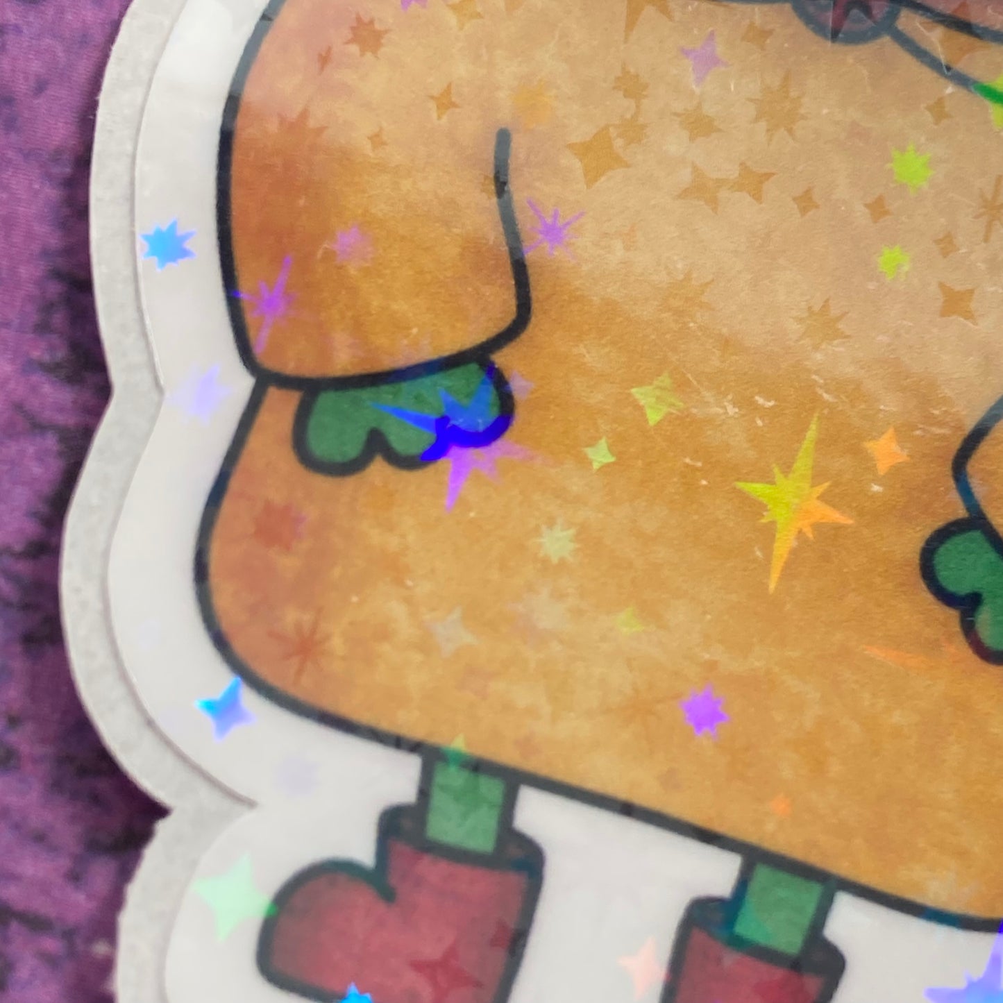 Monster Mr Frog Holo Sticker