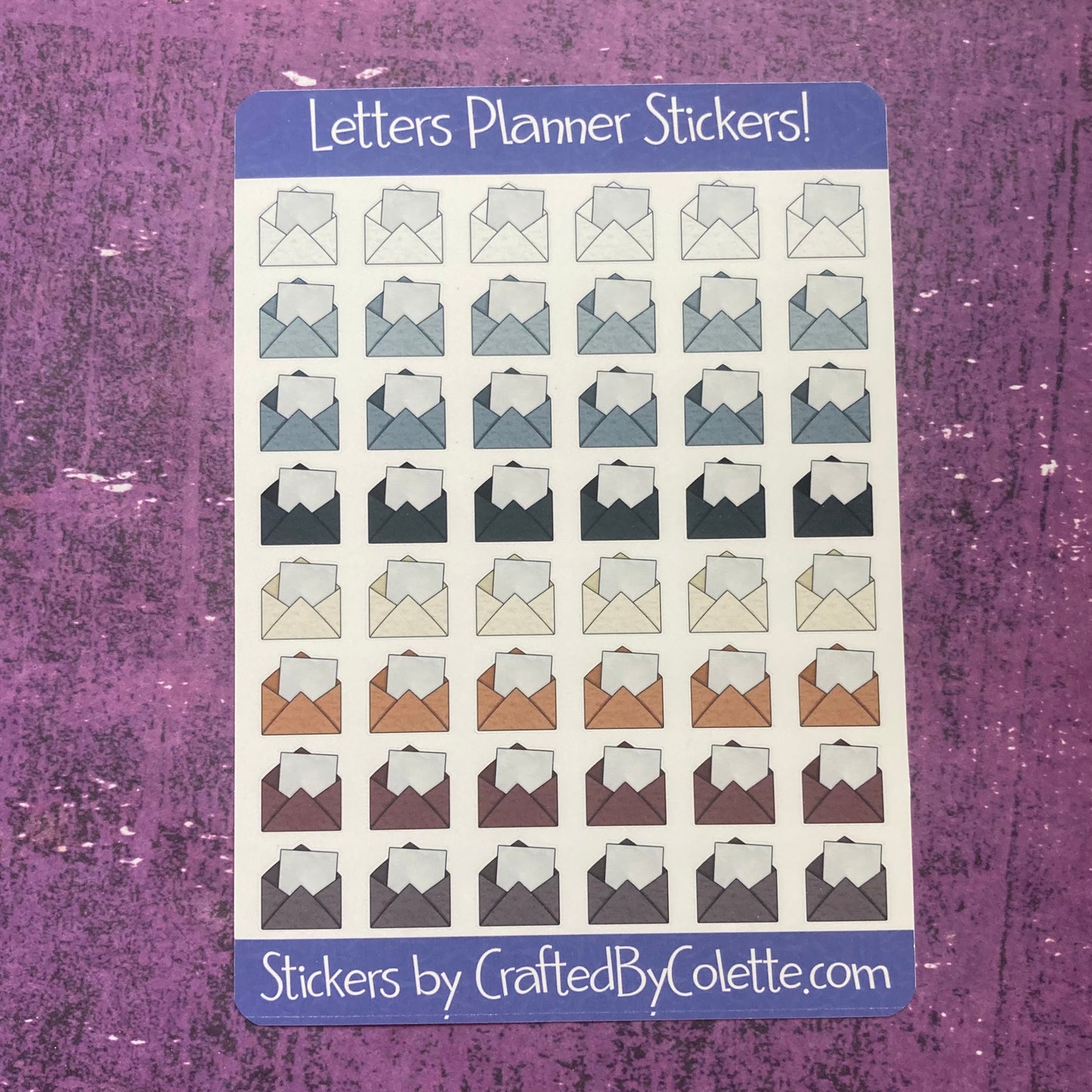Letter Planner Stickers
