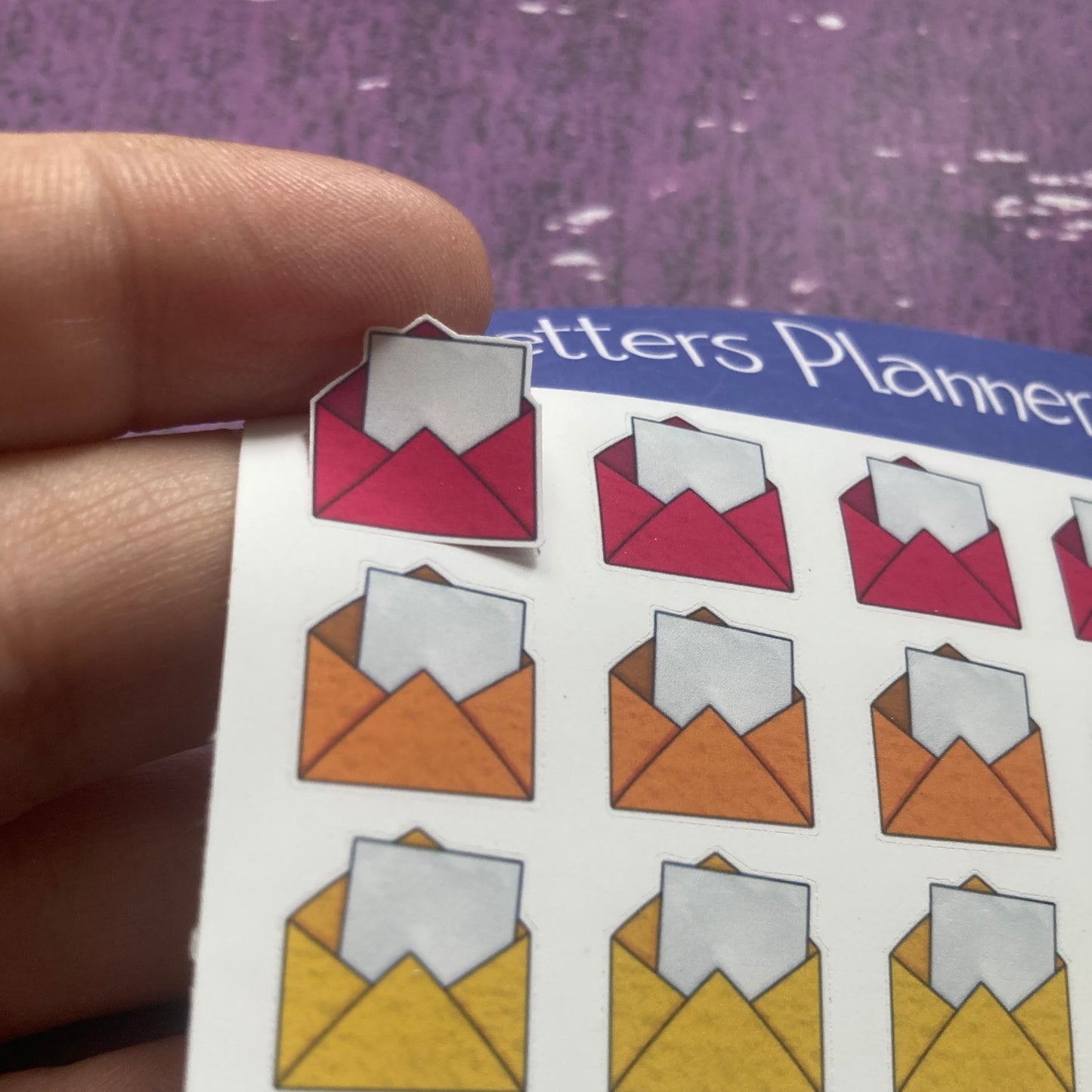 Letter Planner Stickers