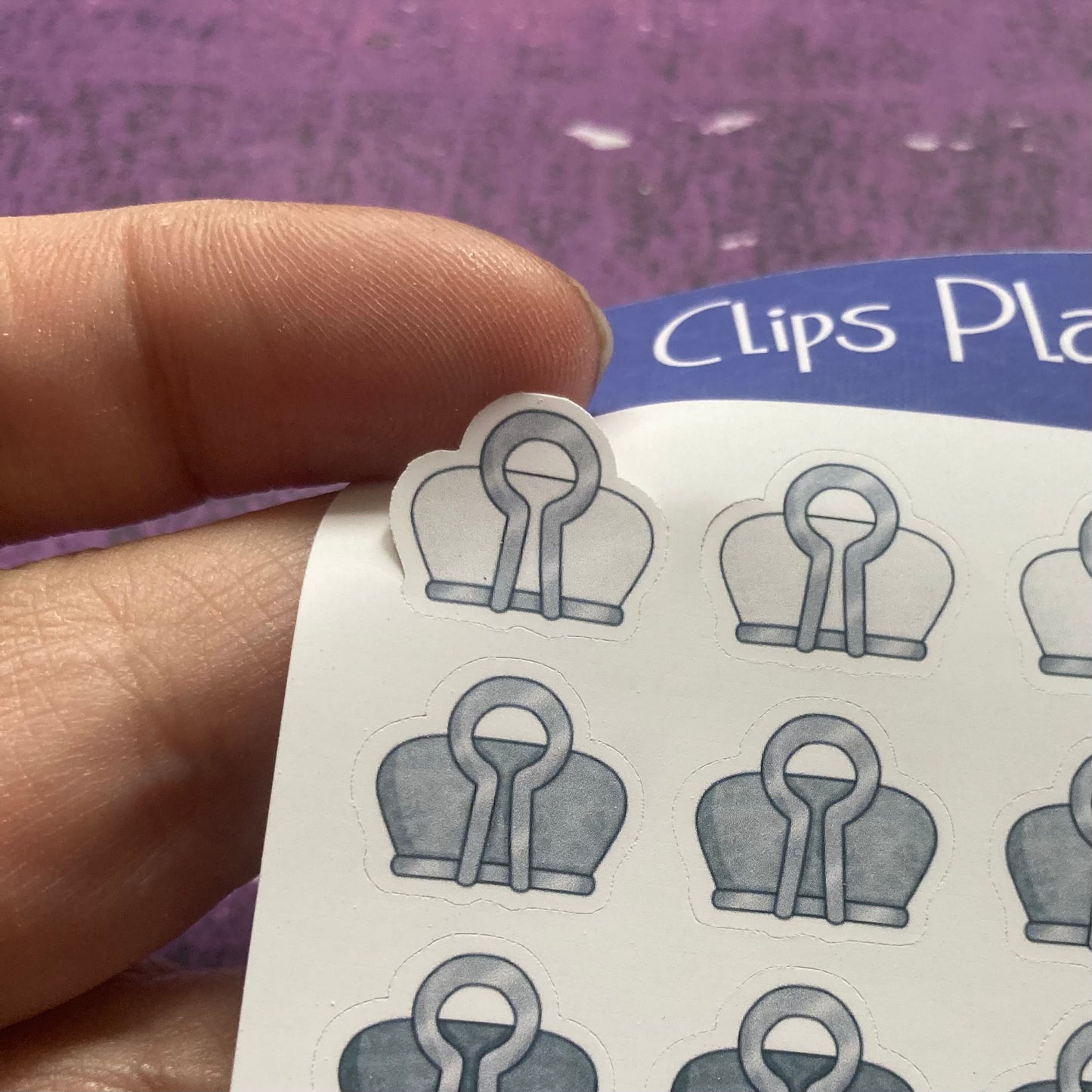 Clips Planner Stickers