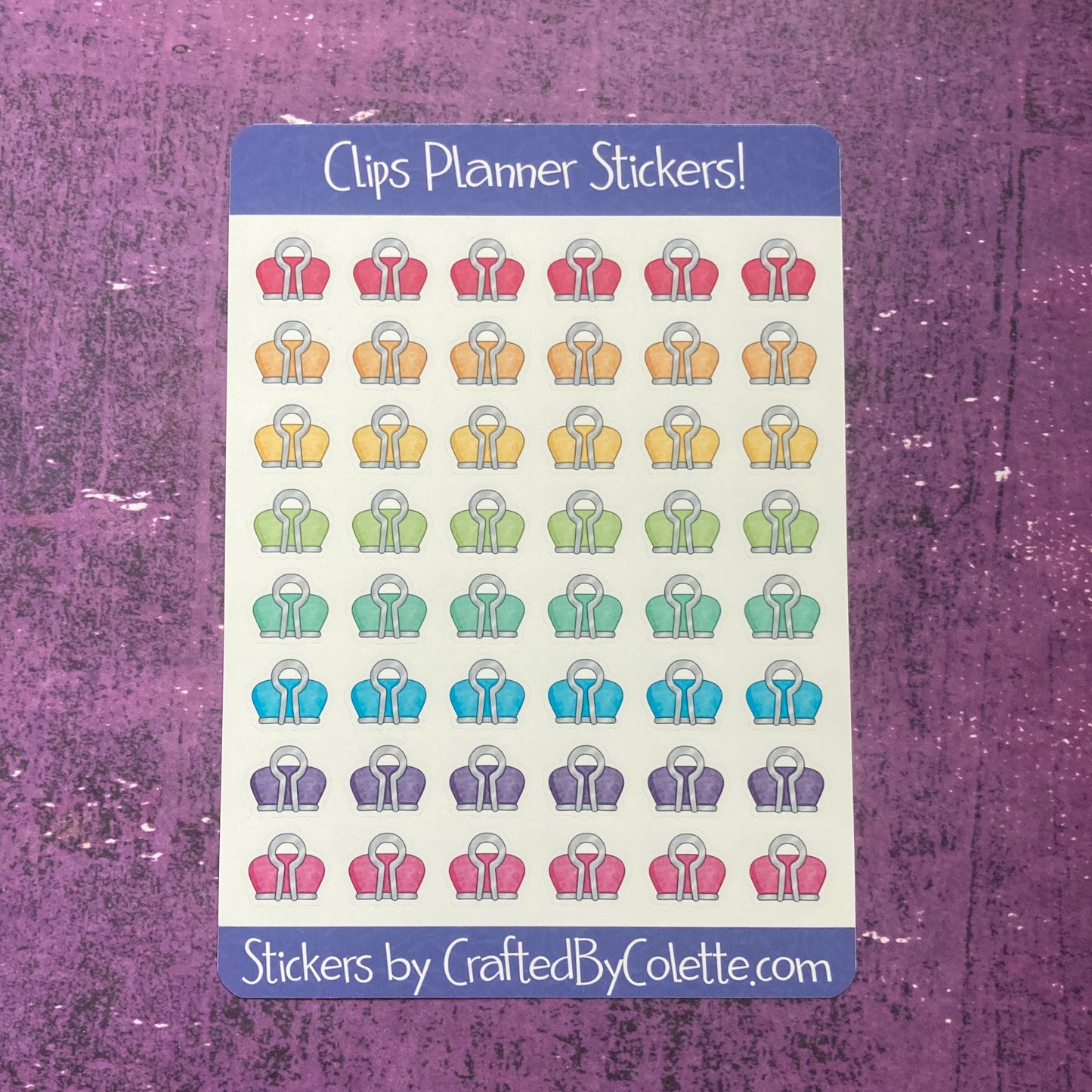 Clips Planner Stickers