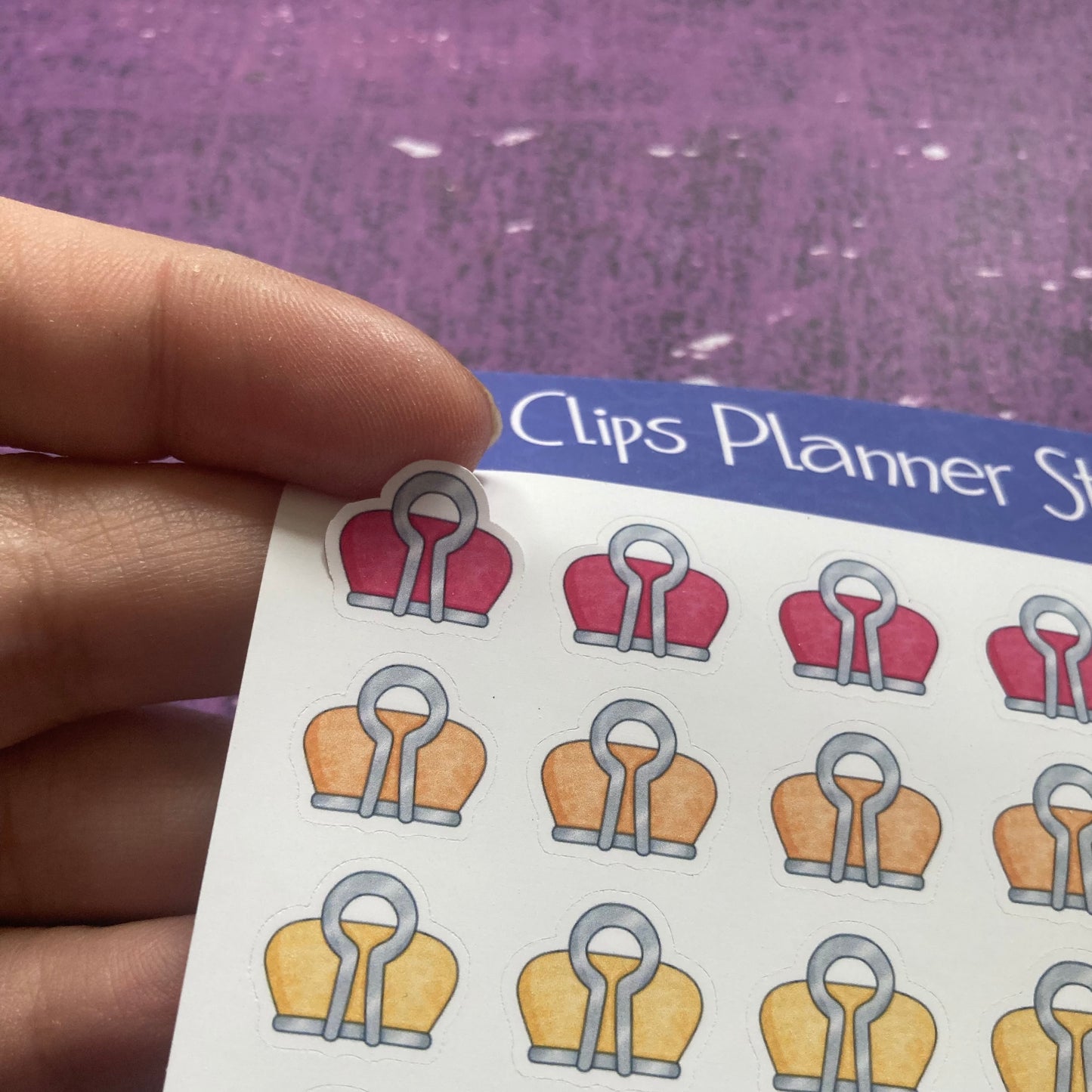 Clips Planner Stickers