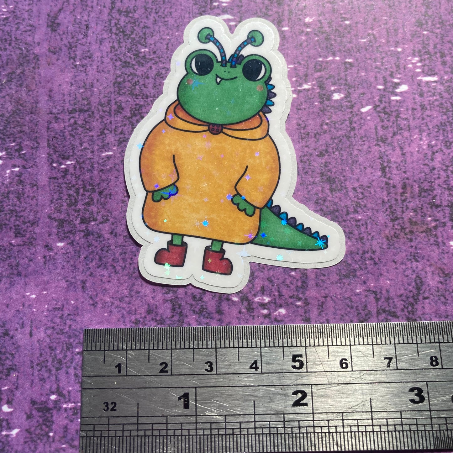 Monster Mr Frog Holo Sticker