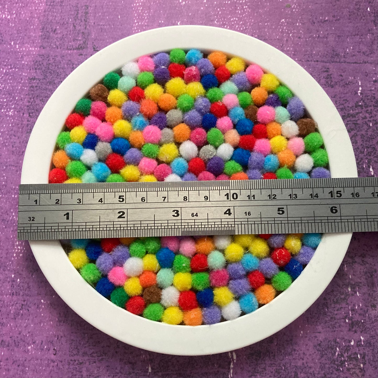 Rainbow Pom-Pom Art