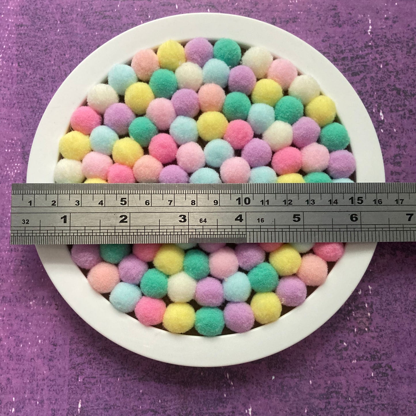 Rainbow Pom-Pom Art
