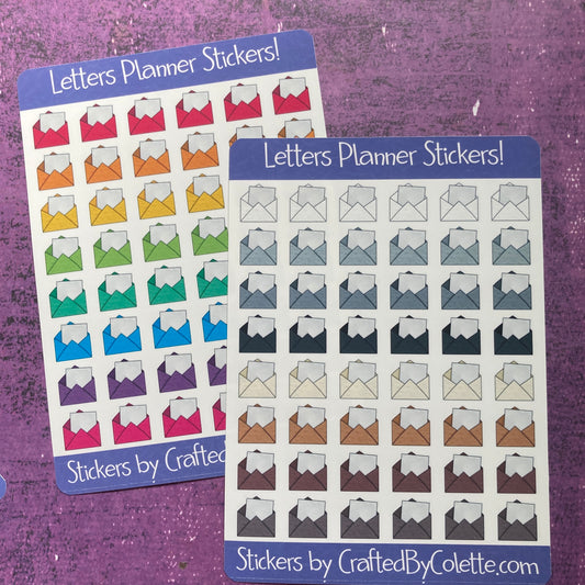 Letter Planner Stickers