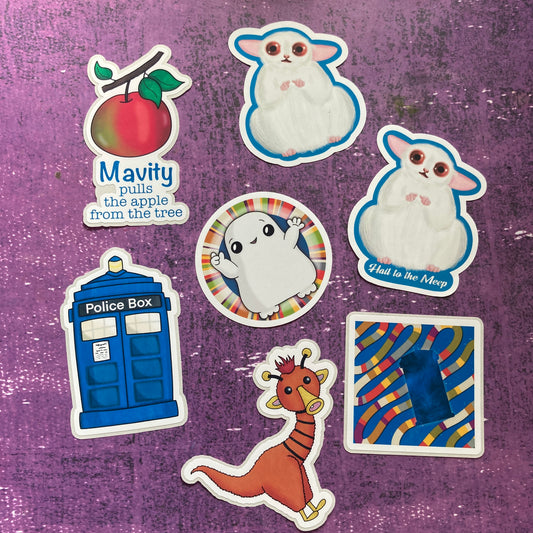 Doctor Who Fan Stickers