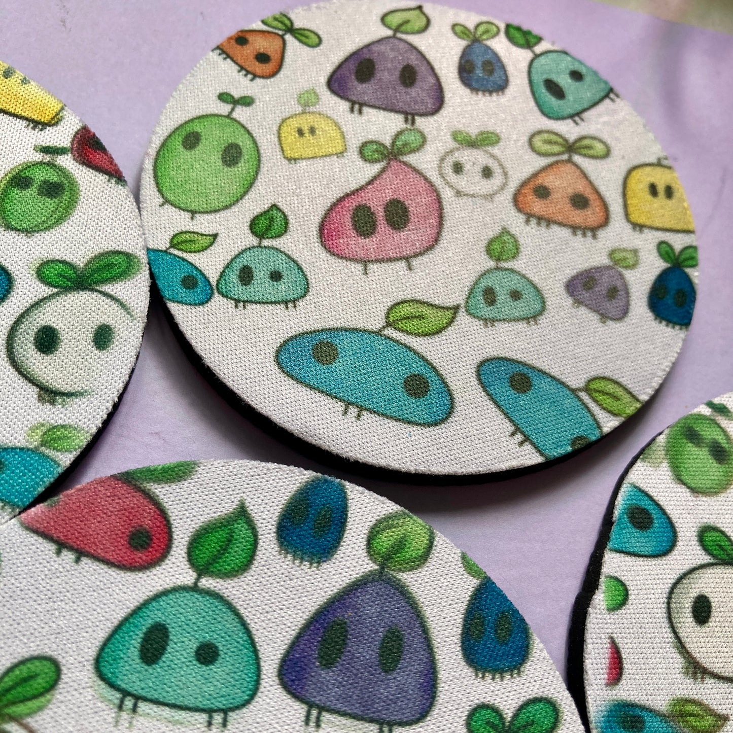 Sublimation Attempts - Coasters, Magnets, Keyrings - Seconds