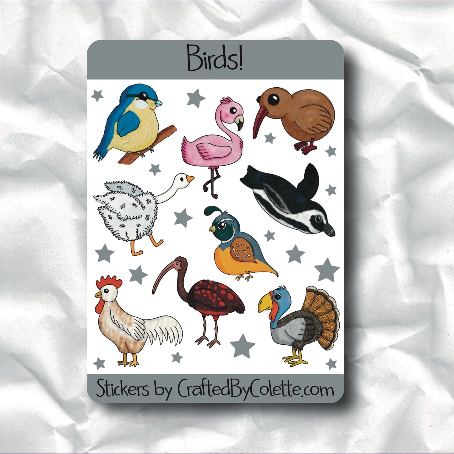 Birds Sticker Sheet