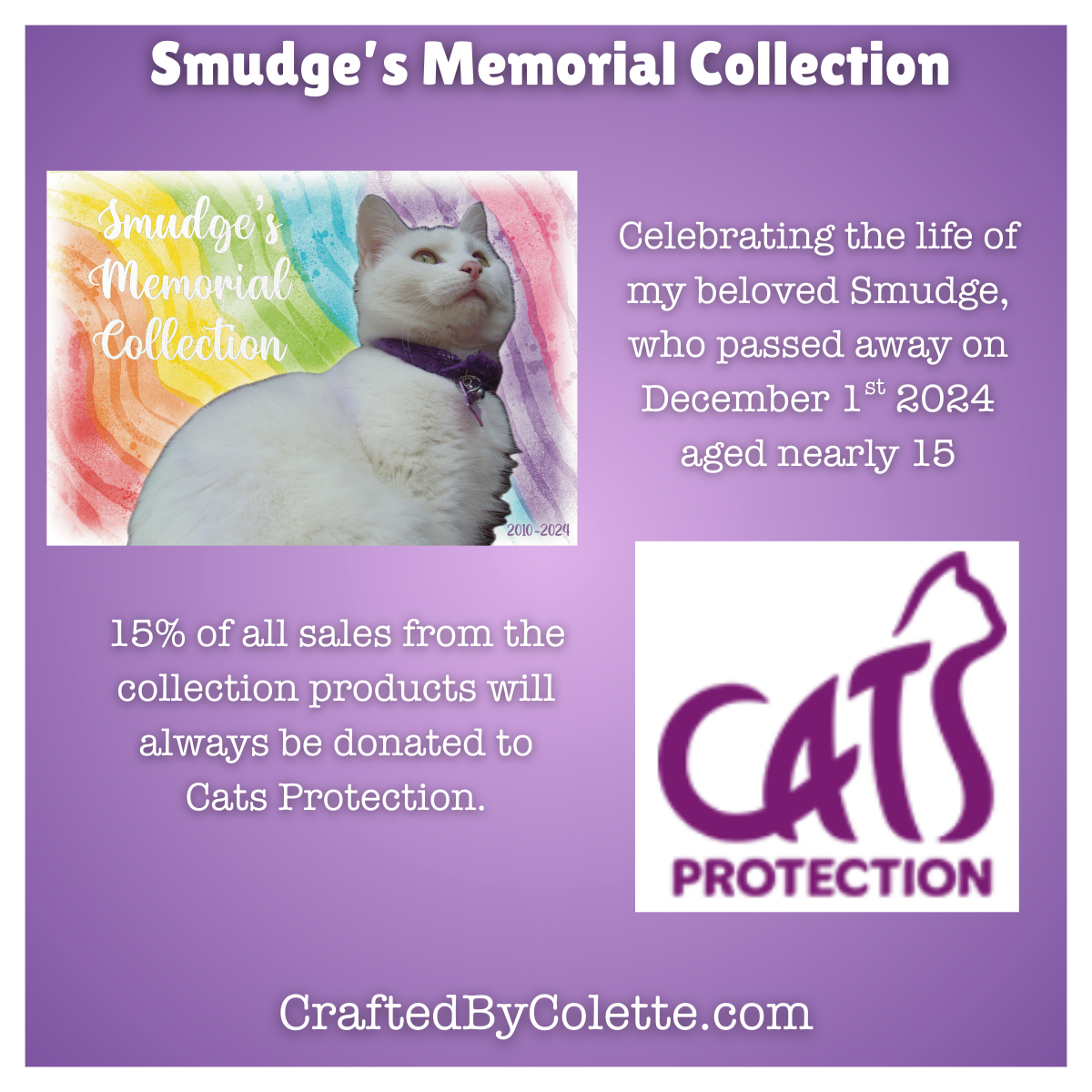 Smudge Stickers - Smudge's Memorial Collection