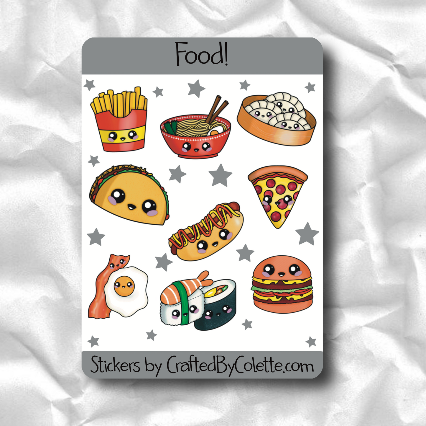 Food Sticker Sheet