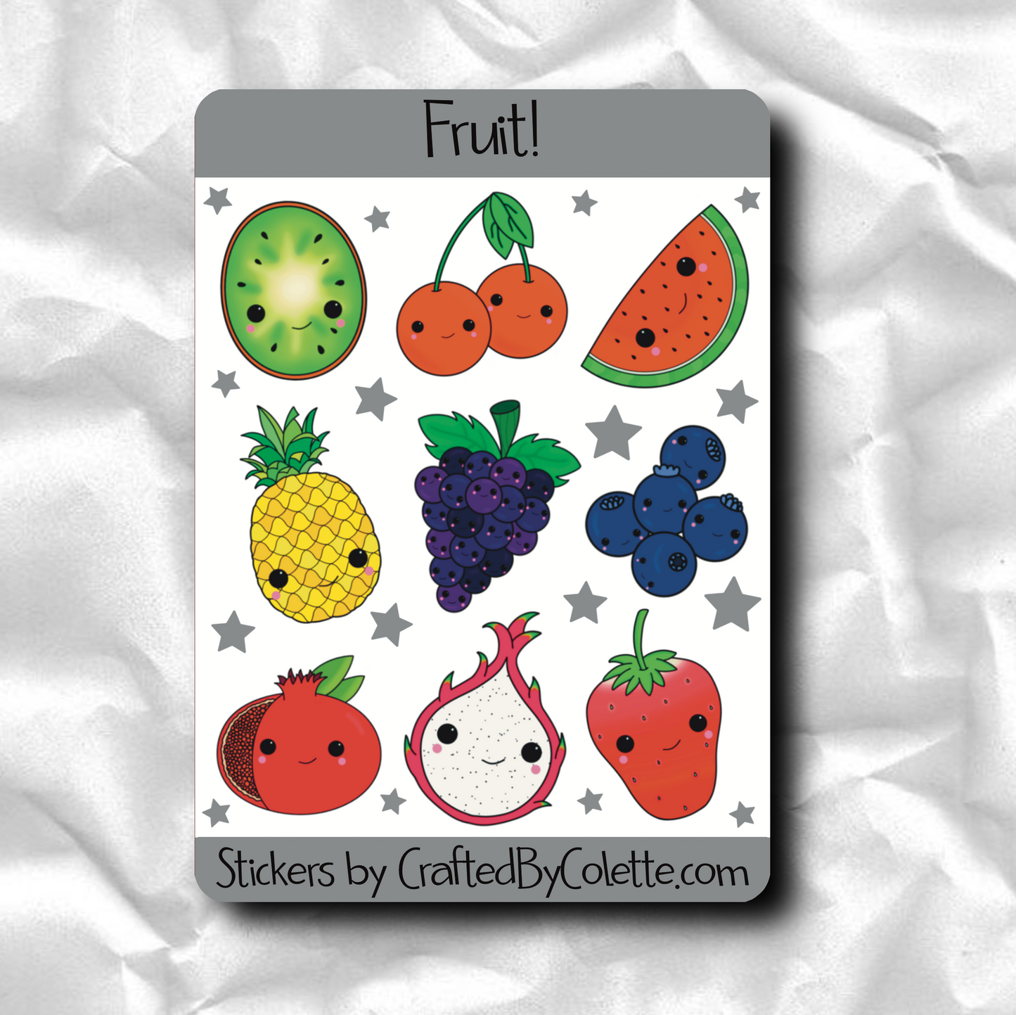 Fruit Sticker Sheet