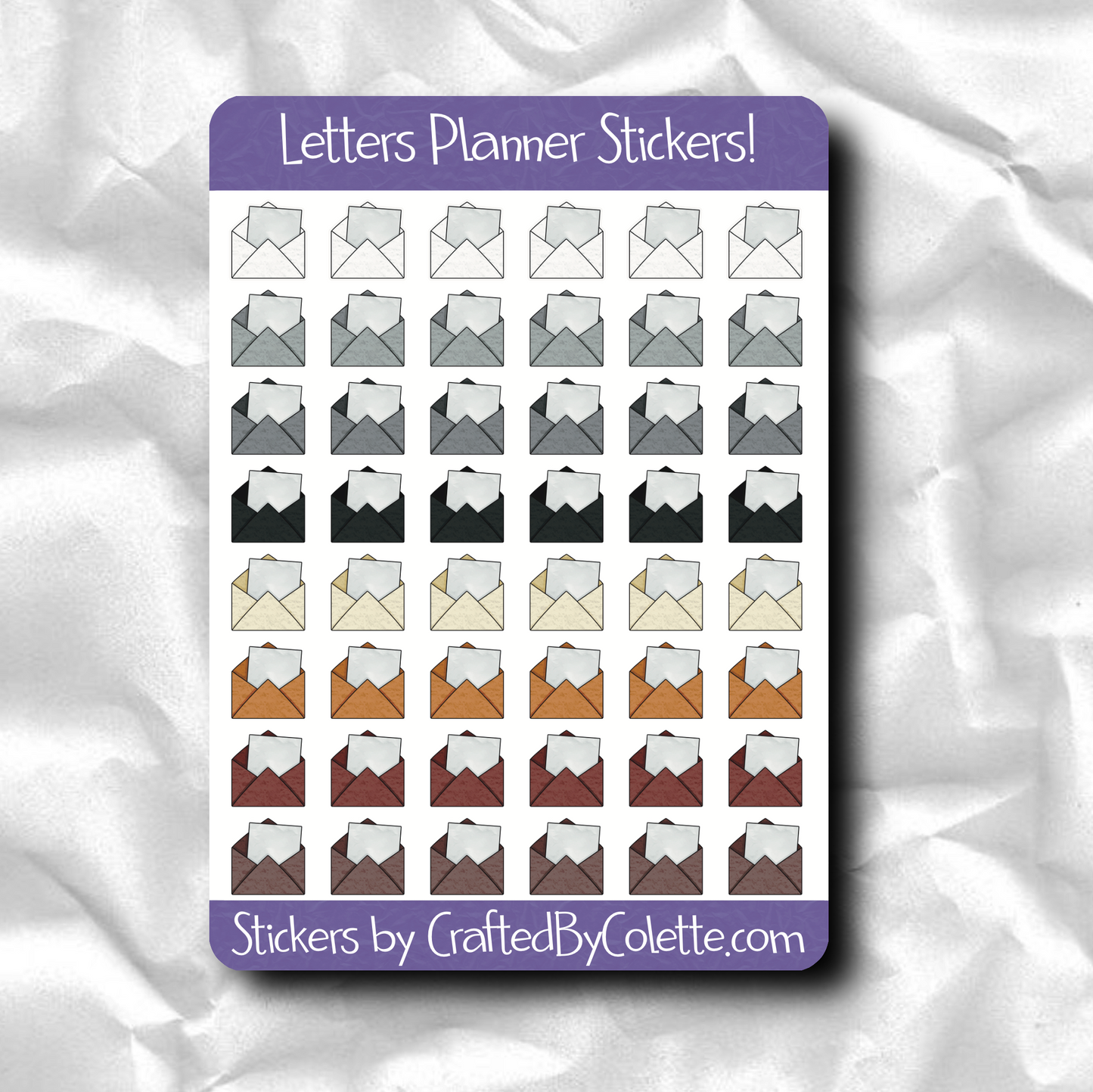 Letter Planner Stickers