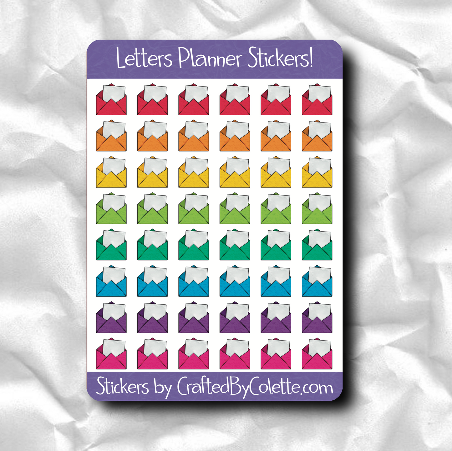 Letter Planner Stickers