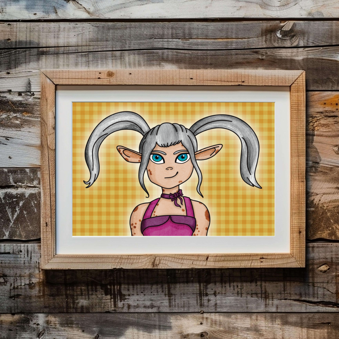 Lucy Original Character Print