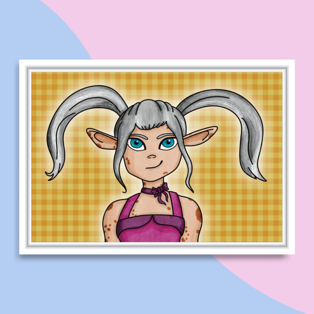 Lucy Original Character Print