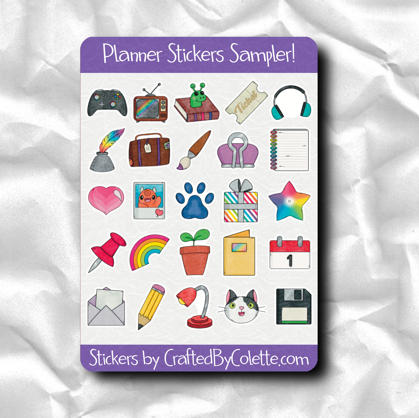 Planner Stickers Sampler Sticker Sheet