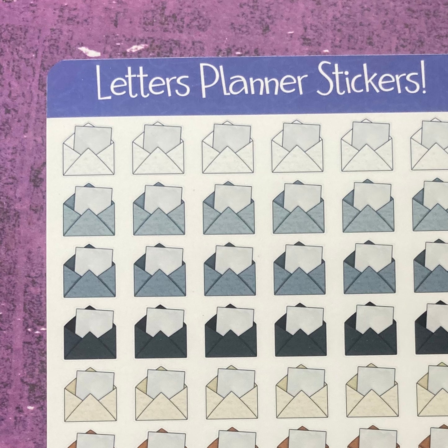 Letter Planner Stickers