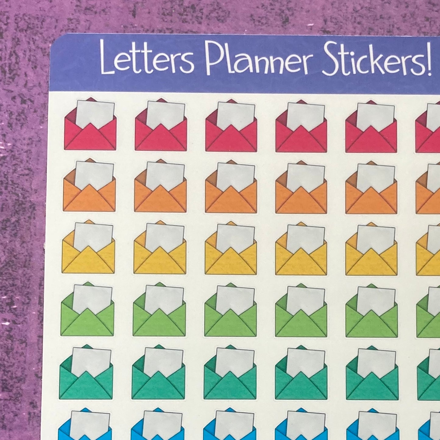 Letter Planner Stickers